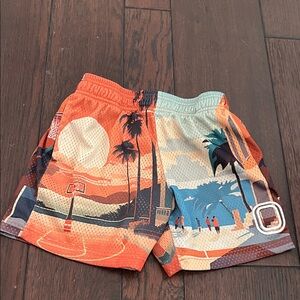 Overtime Colorful Graphic Basketball Shorts